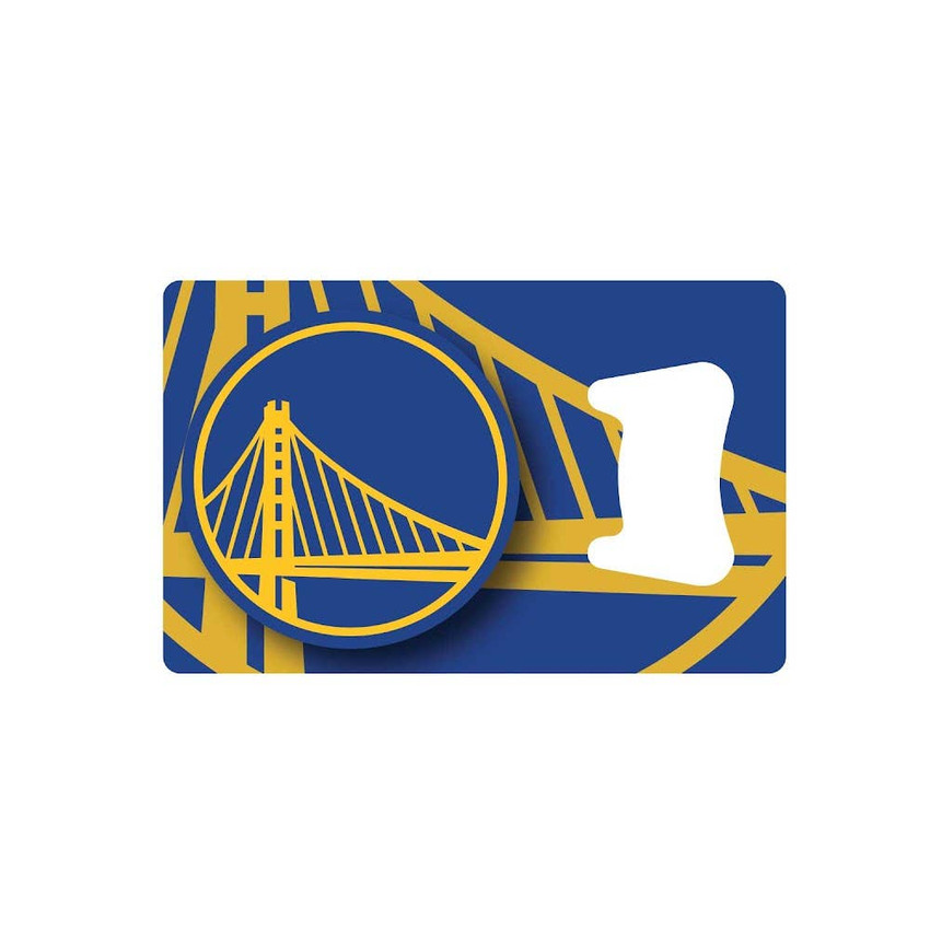 NBA Golden State Warriors Credit Card Bottle Opener Magnet