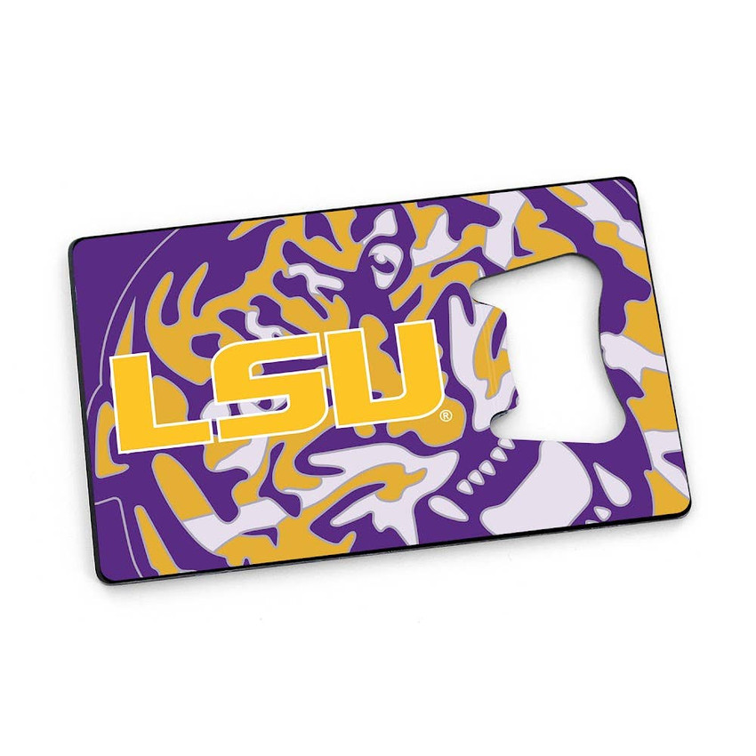 NCAA LSU Tigers Credit Card Bottle Opener Magnet