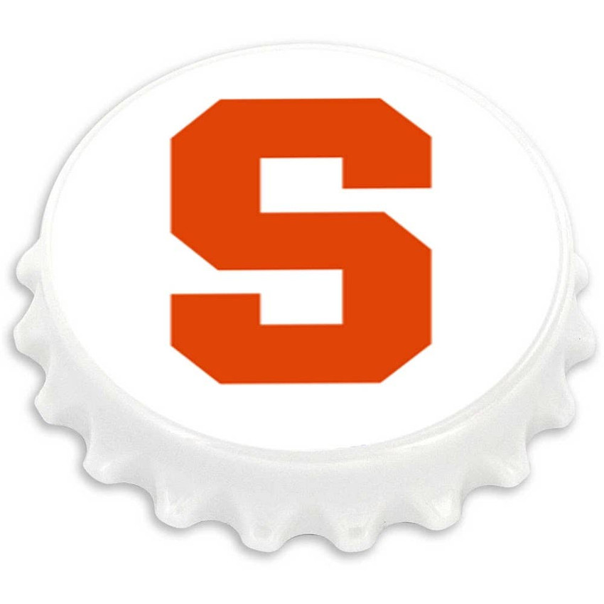 NCAA Syracuse Orange Bottle Cap Bottle Opener Magnet