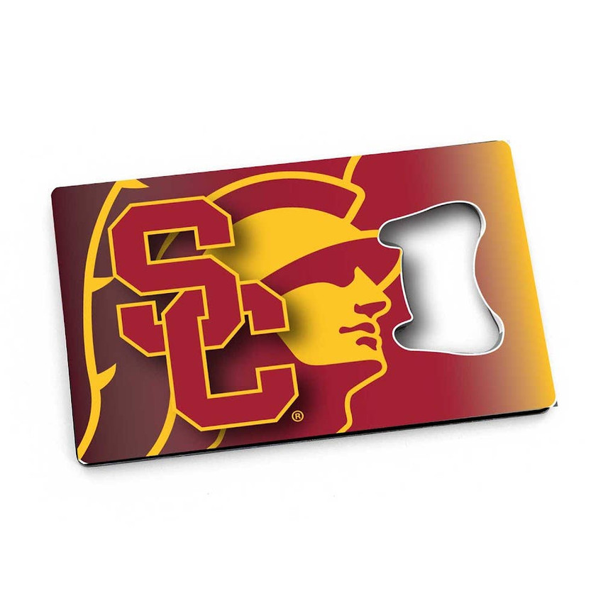 NCAA USC Trojans Credit Card Bottle Opener Magnet