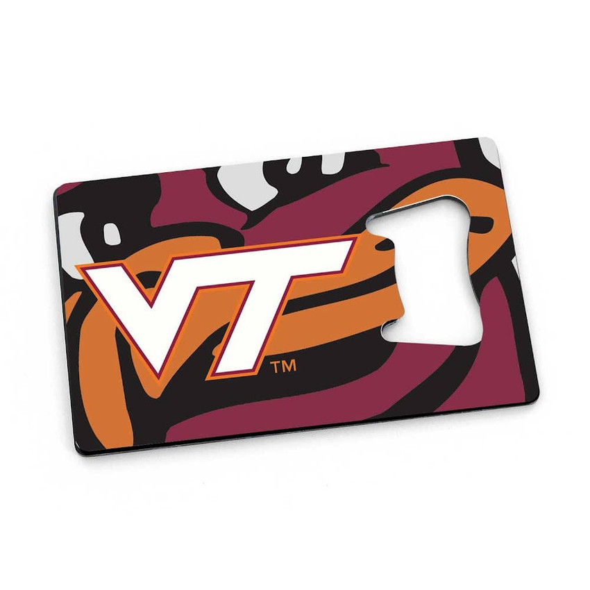 NCAA Virginia Tech Hokies Credit Card Bottle Opener Magnet