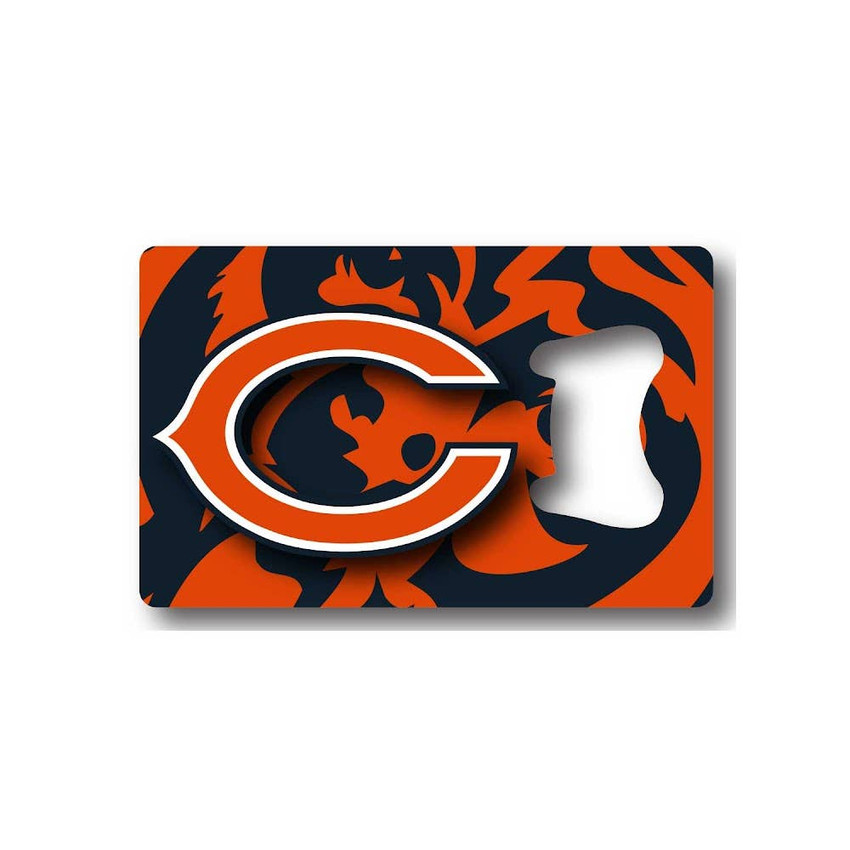 NFL Chicago Bears Credit Card Bottle Opener Magnet