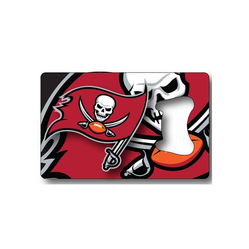 NFL Tampa Bay Buccaneers Credit Card Bottle Opener Magnet