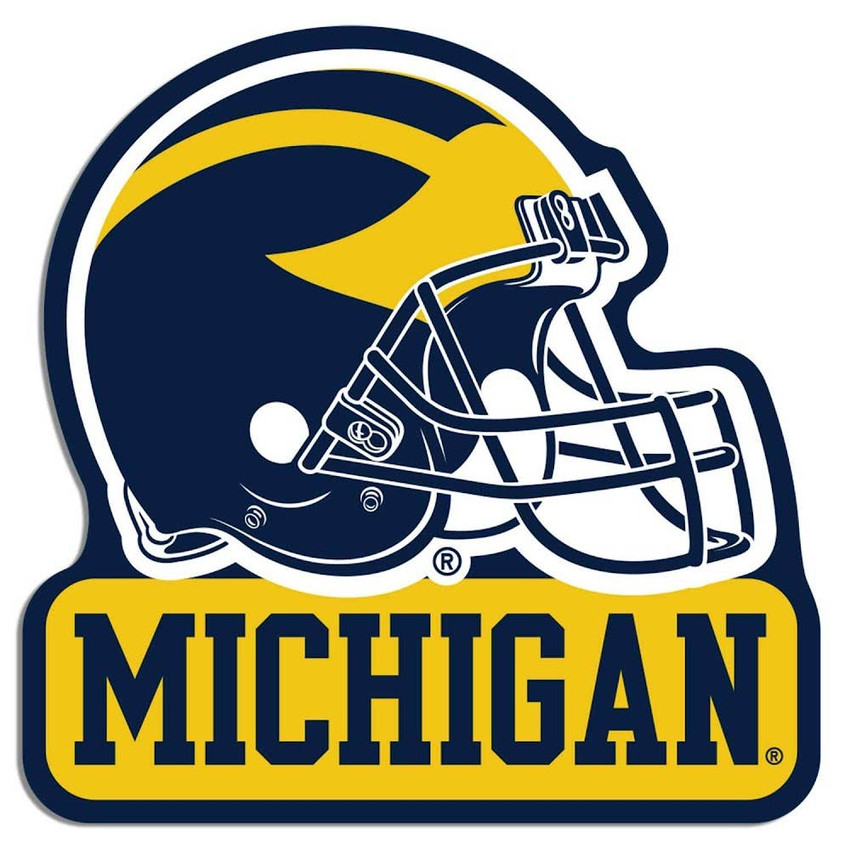 NCAA Michigan Wolverines Football Helmet Magnet