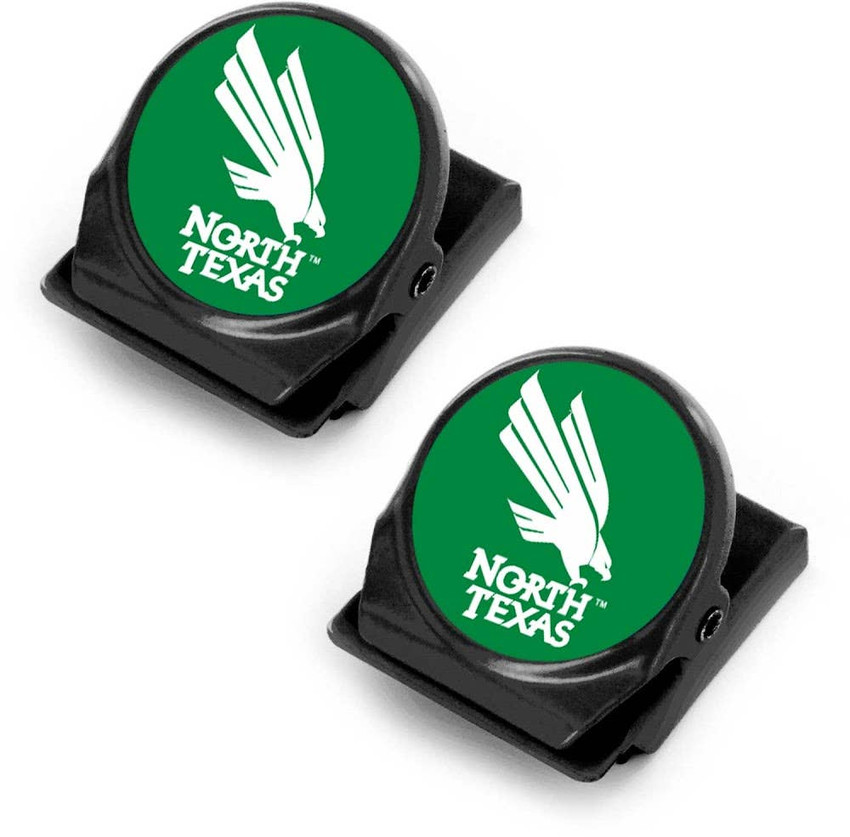 NCAA North Texas Mean Green 2pk Memo Clip Magnet