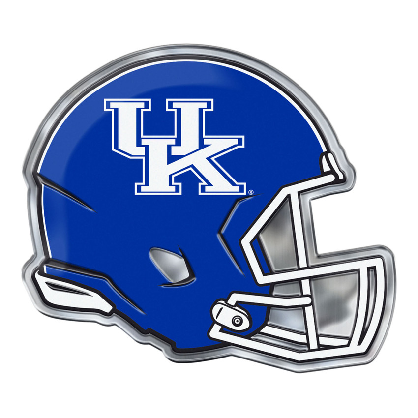 University of Kentucky - Kentucky Wildcats Embossed Helmet Emblem UK Primary Logo Blue