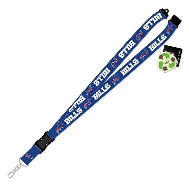 Buffalo Bills Team Logo Lanyard Keychain ID Holder NFL Fan Accessory