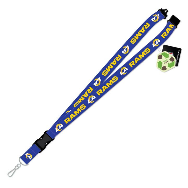 Los Angeles Rams Team Logo Lanyard Keychain ID Holder NFL Fan Accessory