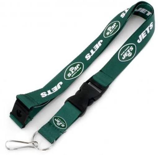 New York Jets Team Logo Lanyard Keychain ID Holder NFL Fan Accessory