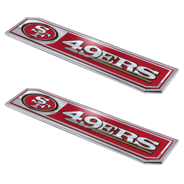San Francisco 49ers Auto Emblem Truck Edition 2 Pack