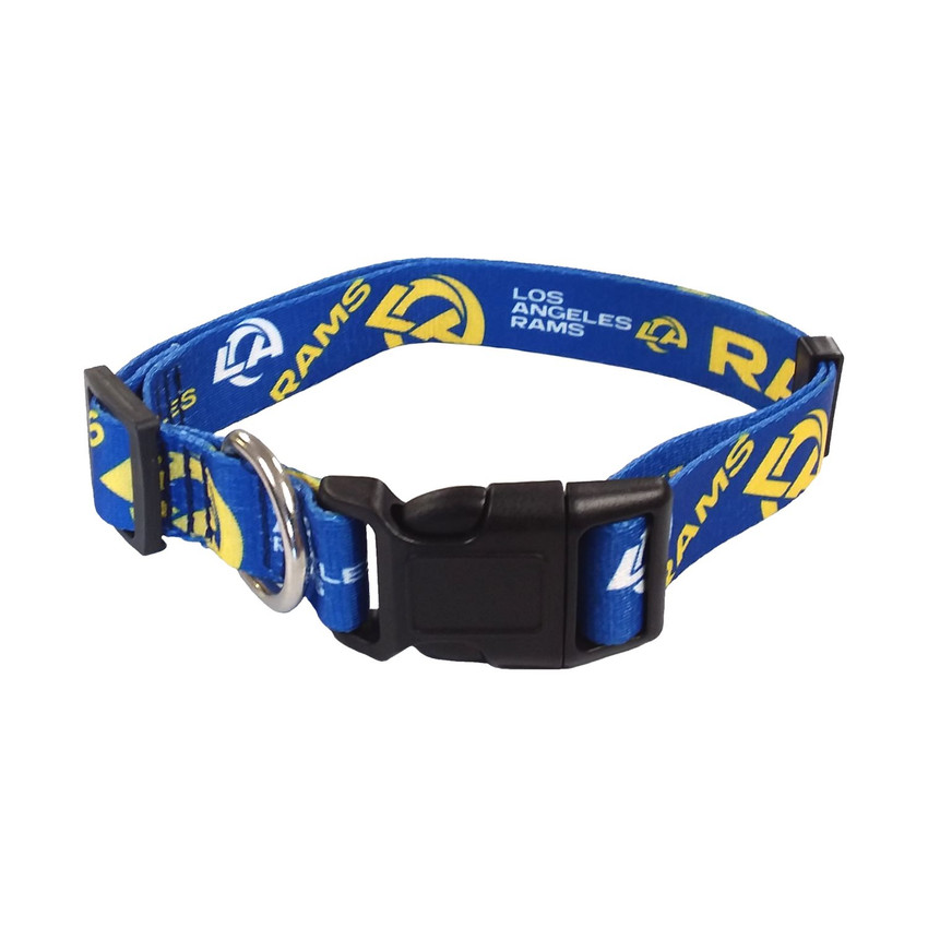 Los Angeles Rams Pet Collar Size M