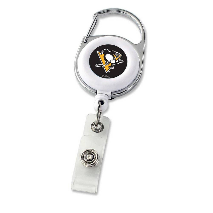 NHL Pittsburgh Penguins Deluxe Clip Badge Reel