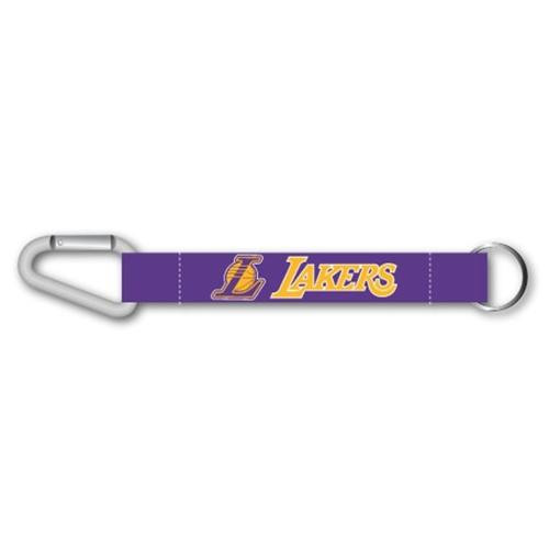 Los Angeles Lakers Carabiner Lanyard Keychain ID Holder NBA Fan Accessory Keychain