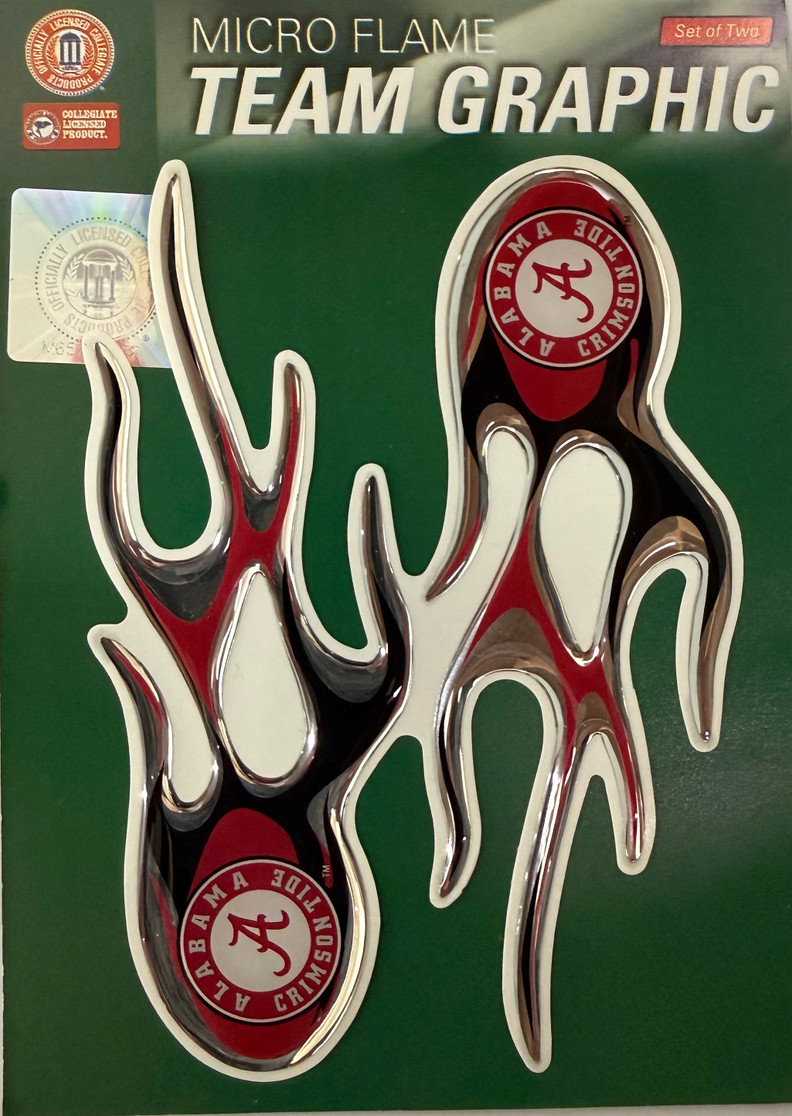 Alabama Crimson Tide Micro Flame Auto Emblem