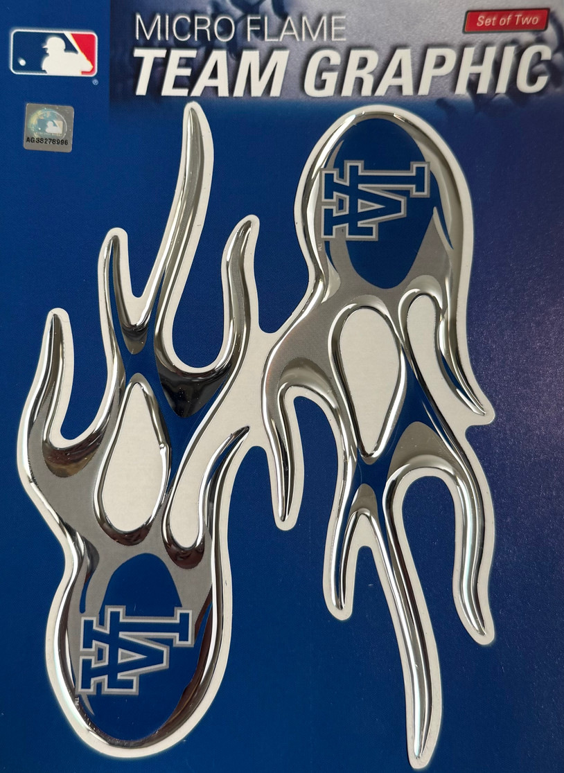 Los Angeles Dodgers Micro Flame Auto Emblem