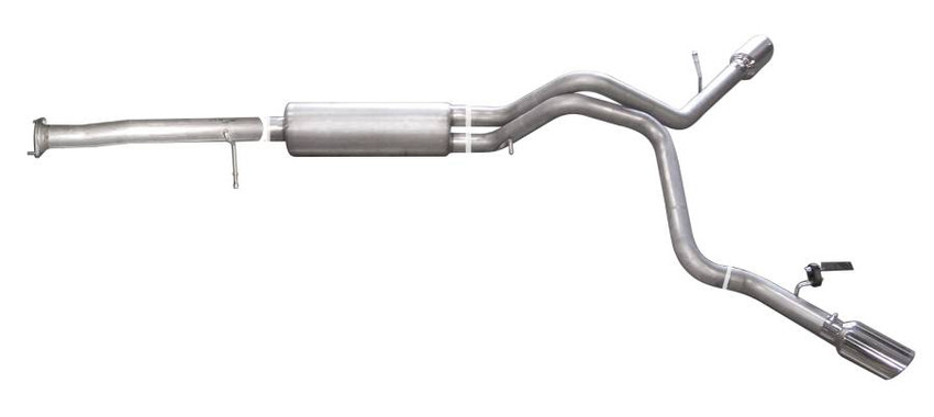 Gibson Cat-Back Performance Exhaust 2007–2010 Cadillac Escalade ESV / EXT 6.2L & GMC Yukon XL Denali 6.2L – Dual Extreme Aluminized – 5403