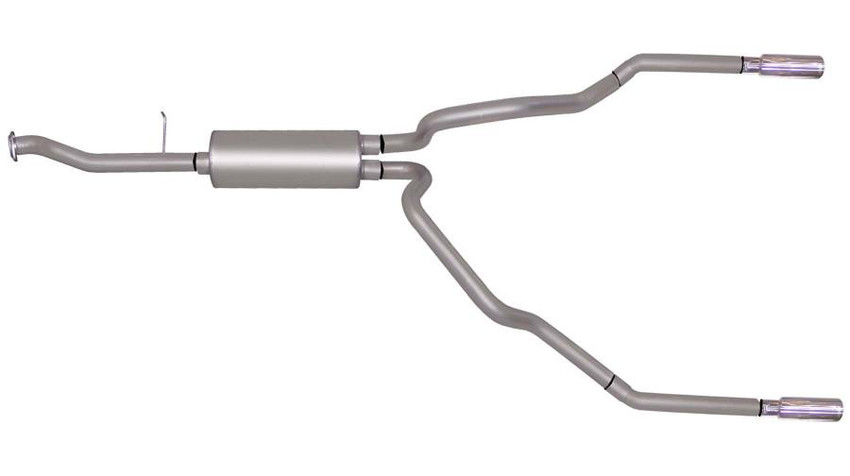 Gibson Cat-Back Performance Exhaust 1999–2006 Chevy Silverado 1500 / GMC Sierra 1500 4.3L / 4.8L / 5.3L – Dual Split Aluminized – 5548