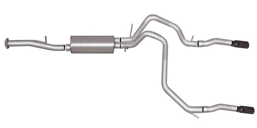Gibson Cat-Back Performance Exhaust 2007–2014 Chevy Suburban / GMC Yukon XL / Chevy Avalanche 1500 5.3L & 2007–2010 Chevy Avalanche 6.0L – Dual Split Aluminized – 5573