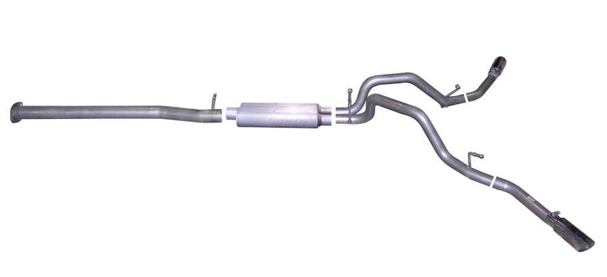 Gibson Cat-Back Performance Exhaust 2007–2009 Chevy Silverado 1500 / GMC Sierra 1500 4.8L / 5.3L – Dual Extreme Aluminized – 5628