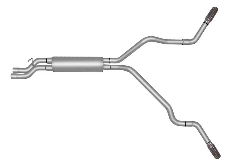 Gibson Cat-Back Performance Exhaust 2001–2006 Chevy Silverado / GMC Sierra 2500HD & 3500HD 6.0L / 8.1L – Dual Extreme Stainless – 65009