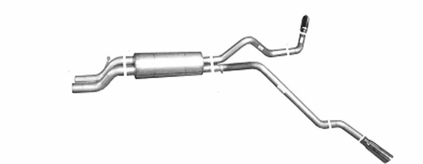 Gibson Cat-Back Performance Exhaust 2001–2006 Chevy Silverado / GMC Sierra 2500 & 3500 6.0L – Dual Extreme Stainless – 65017