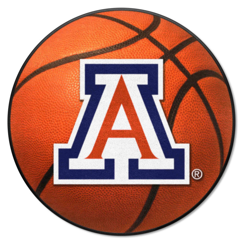 Arizona Wildcats Basketball Rug - 27in. Diameter A