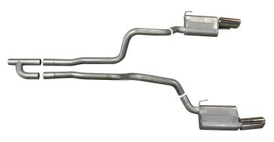 Gibson Cat-Back Performance Exhaust 2005–2010 Ford Mustang 4.0L – Dual Stainless – 619005