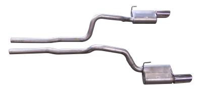 Gibson Cat-Back Performance Exhaust 2005–2010 Ford Mustang GT & Shelby GT500 5.4L – Dual Stainless – 619006