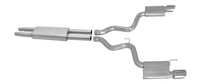 Gibson Cat-Back Performance Exhaust 2015–2017 Ford Mustang 3.7L – Dual Stainless – 619015