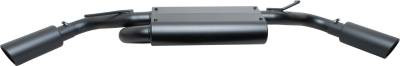 Gibson Cat-Back Performance Exhaust 2012–2017 Jeep Wrangler 3.6L & 2007–2011 Jeep Wrangler 3.8L - Dual Extreme Black - 17306-B