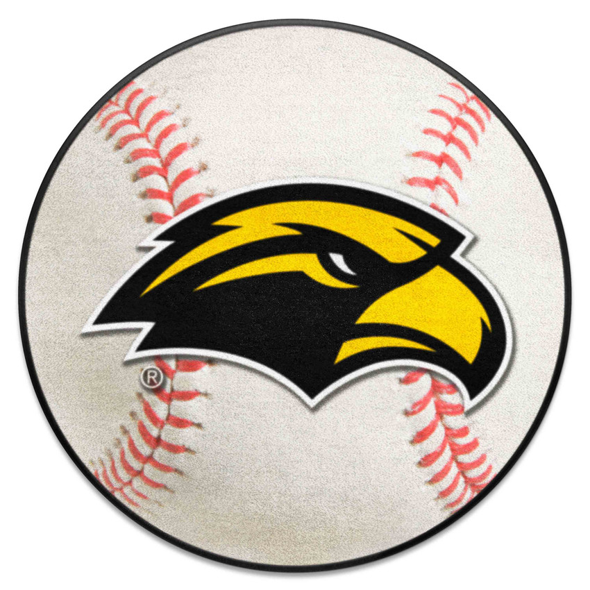 Southern Miss Golden Eagles Baseball Rug - 27in. Diameter