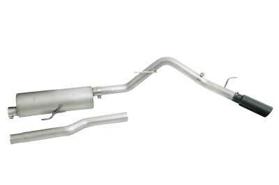 Gibson Cat-Back Performance Exhaust for 2020–2026 Jeep Gladiator 3.6L – Single Black Tip – 617409B