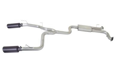 Gibson Cat-Back Performance Exhaust for 2017 Toyota Land Cruiser 5.7L – Dual Split Black Tips – 618818B