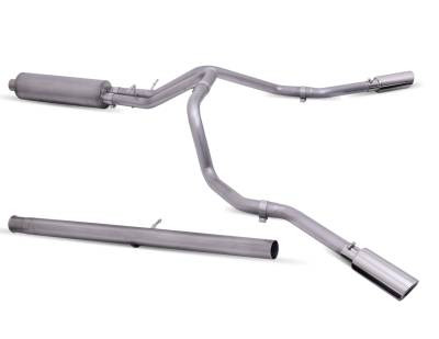 Gibson Cat-Back Performance Exhaust for 2019–2025 Silverado & Sierra 1500 4.3L / 5.3L – Dual Extreme Stainless (65690E)