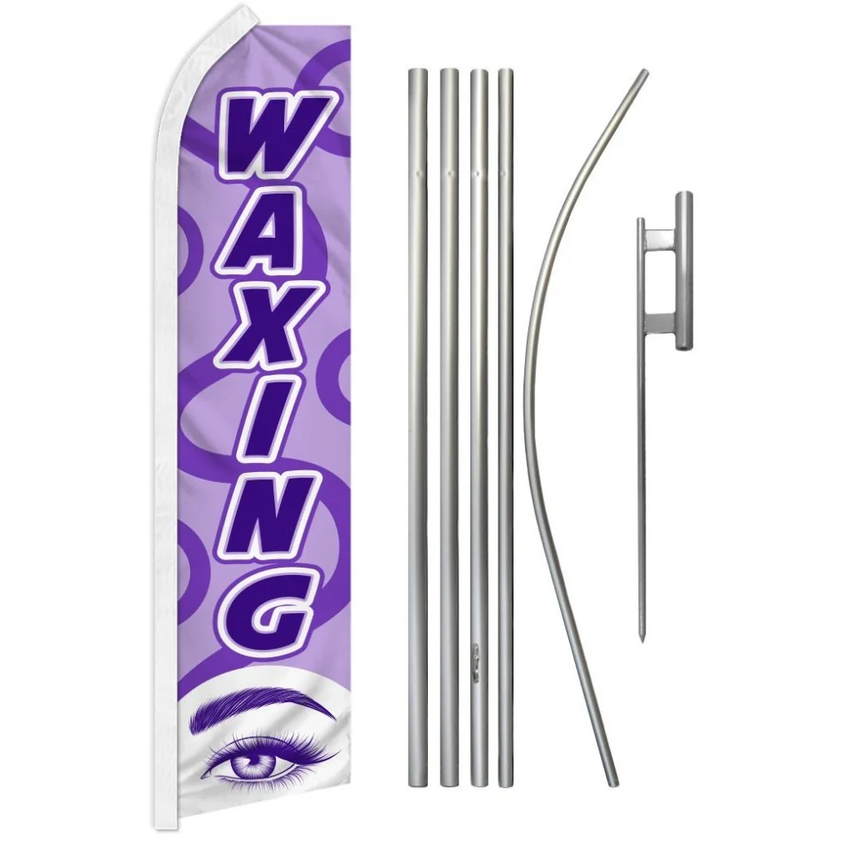 Waxing Super Flag & Pole Kit