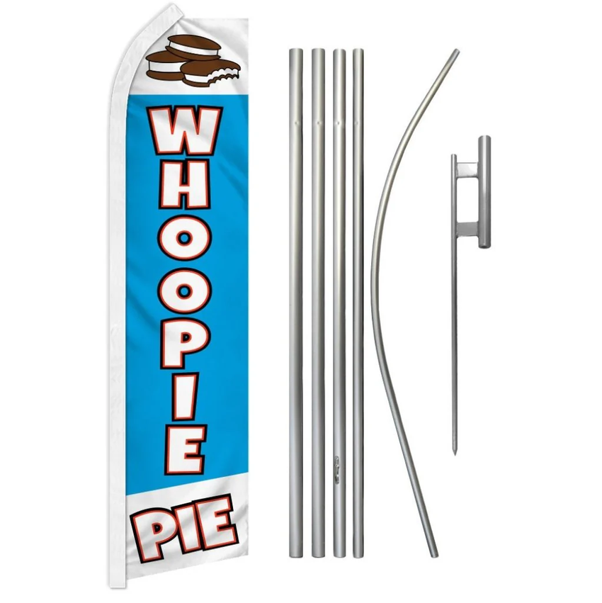 Whoopie Pies Super Flag & Pole Kit