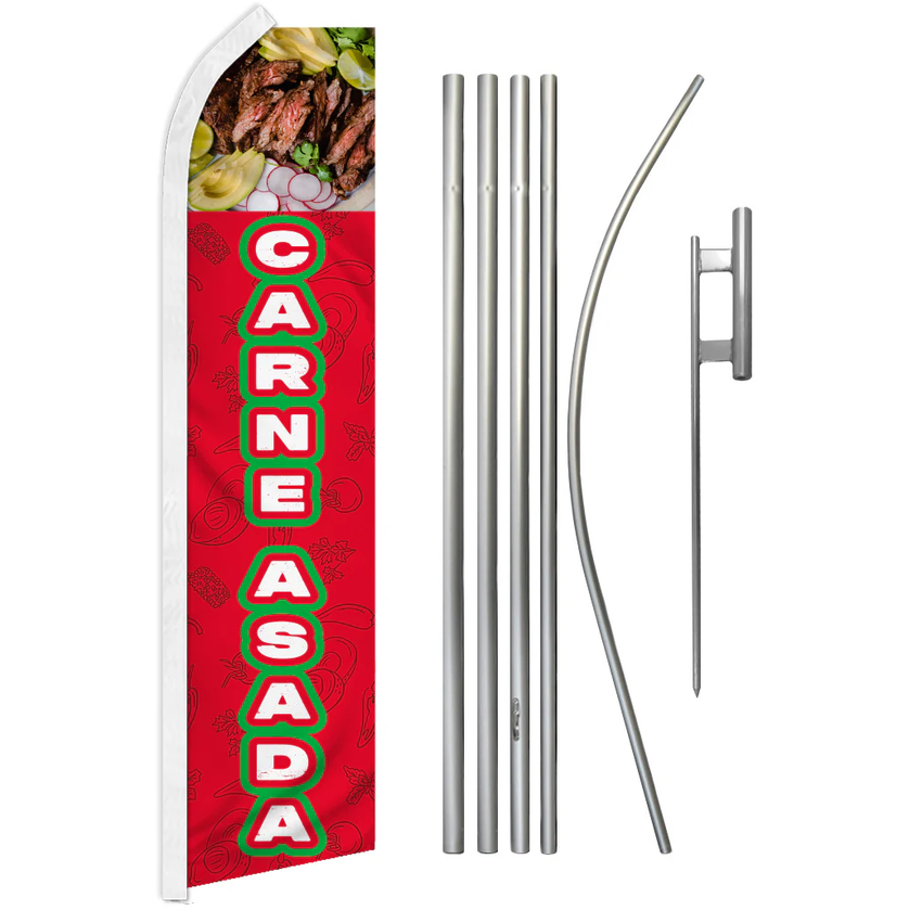 Carne Asada (Red) Super Flag Kit