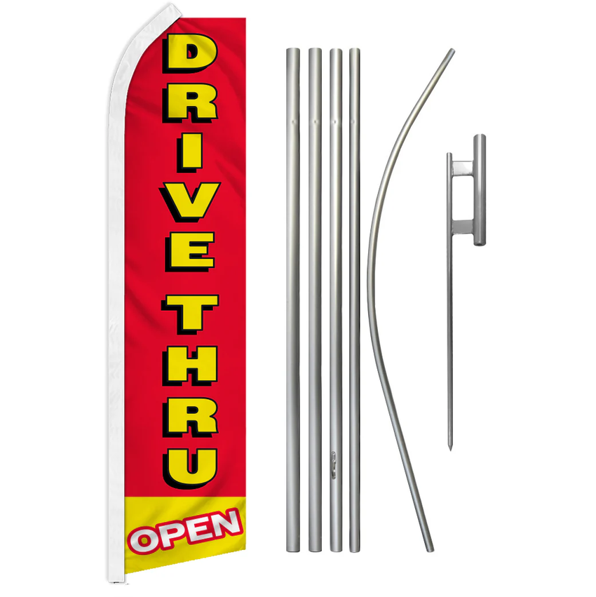 Drive-Thru Open Super Flag Kit