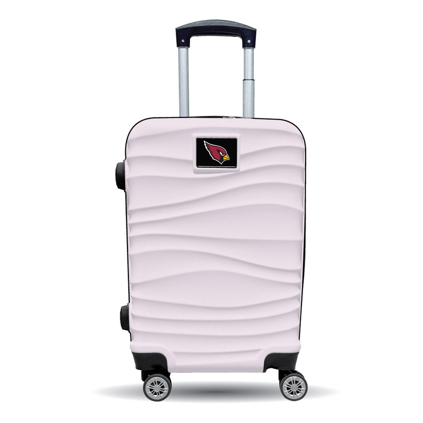 Arizona Cardinals Color Blitz 21-Inch Hard-Shell Carry-On Spinner Luggage with TSA Lock - Pink
