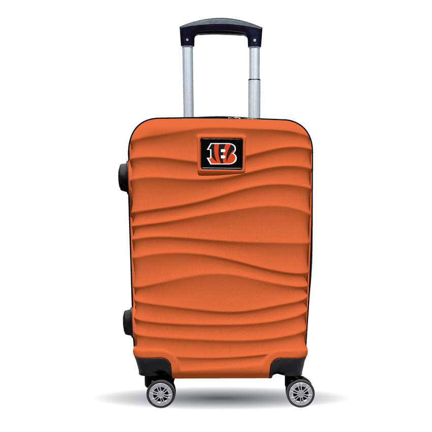 Cincinnati Bengals Color Blitz 21-Inch Hard-Shell Carry-On Spinner Luggage with TSA Lock - Orange