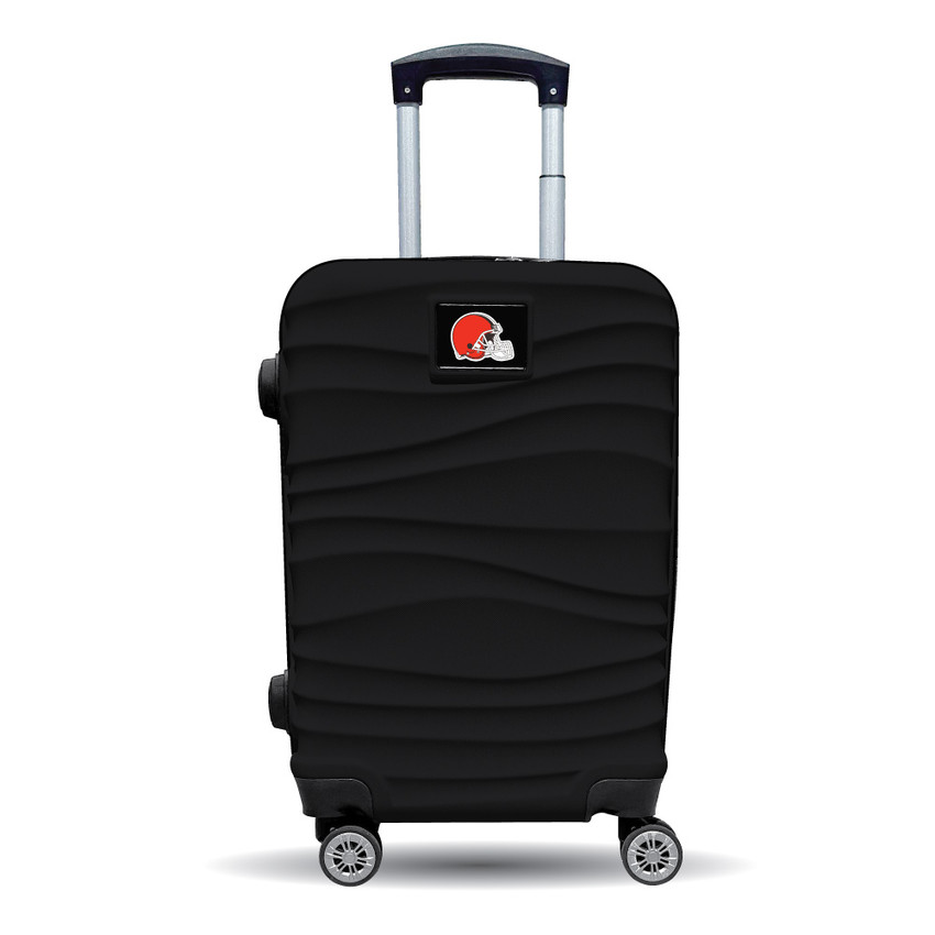 Cleveland Browns Color Blitz 21-Inch Hard-Shell Carry-On Spinner Luggage with TSA Lock - Black