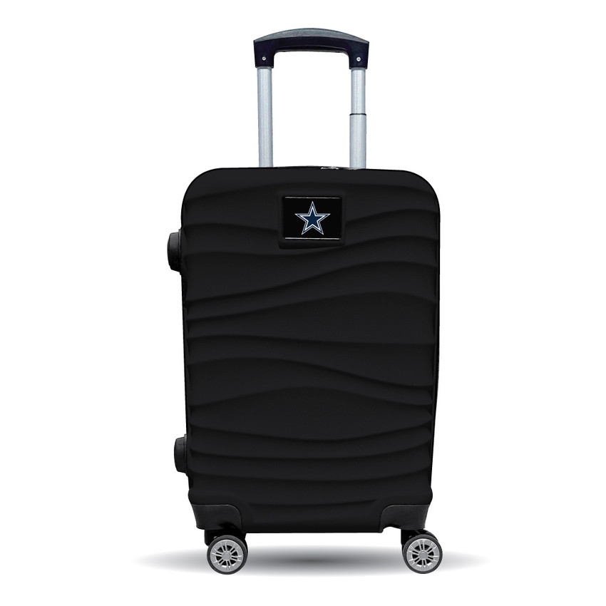 Dallas Cowboys Color Blitz 21-Inch Hard-Shell Carry-On Spinner Luggage with TSA Lock - Black
