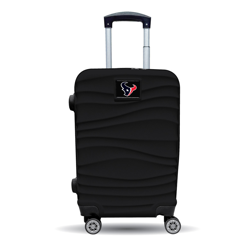 Houston Texans Color Blitz 21-Inch Hard-Shell Carry-On Spinner Luggage with TSA Lock - Black