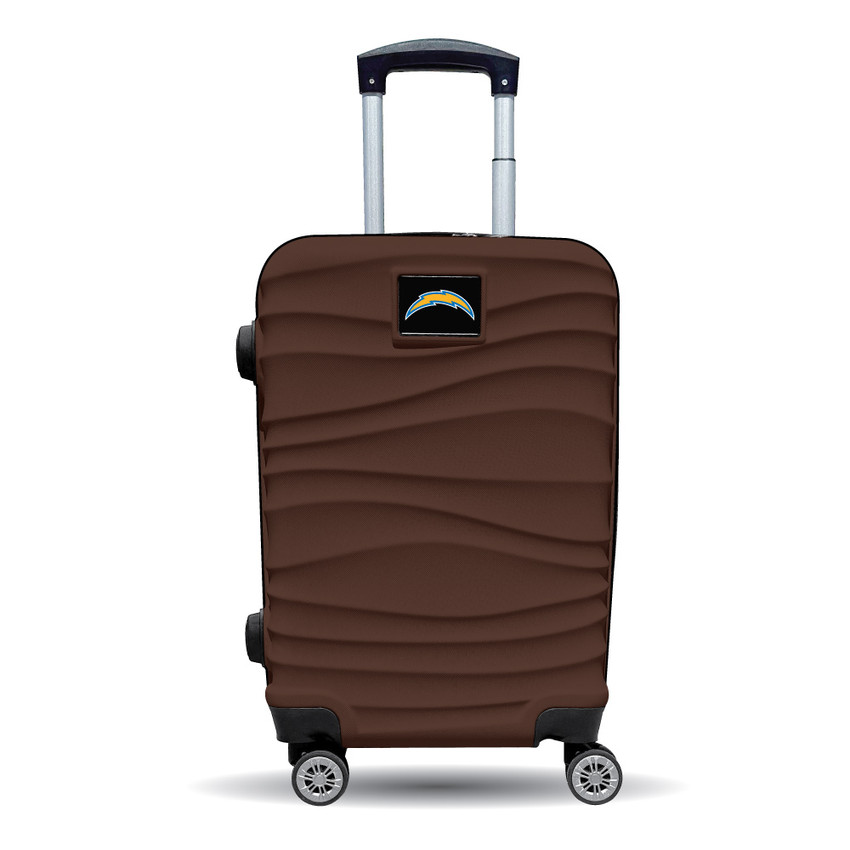 Los Angeles Chargers Color Blitz 21-Inch Hard-Shell Carry-On Spinner Luggage with TSA Lock - Brown