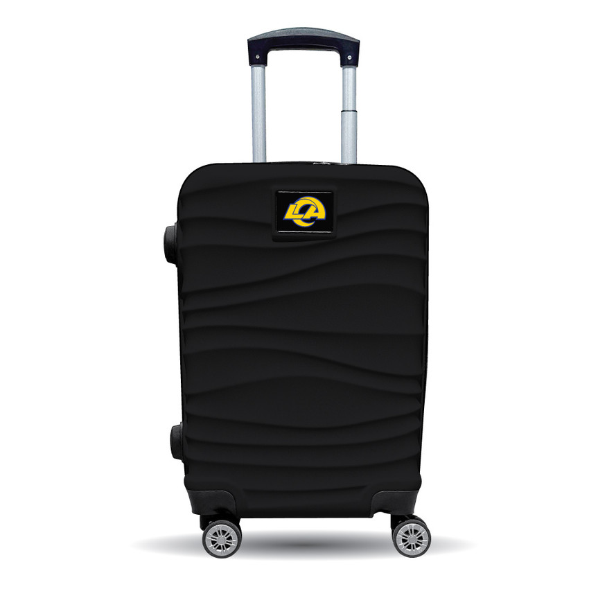 Los Angeles Rams Color Blitz 21-Inch Hard-Shell Carry-On Spinner Luggage with TSA Lock - Black