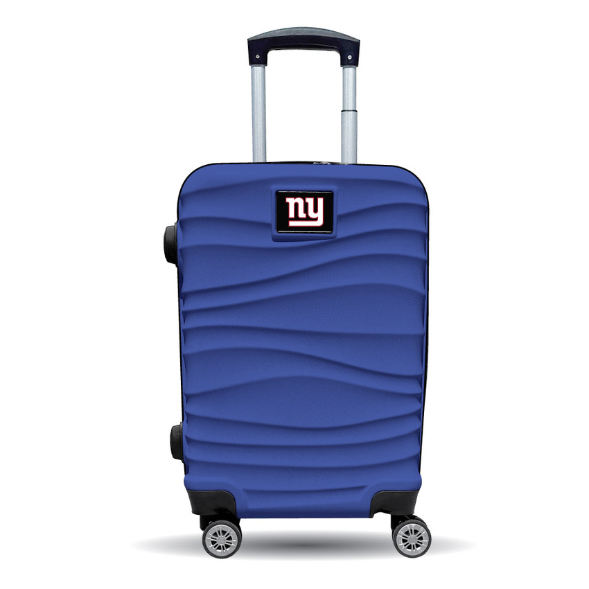 New York Giants Color Blitz 21-Inch Hard-Shell Carry-On Spinner Luggage with TSA Lock - Blue