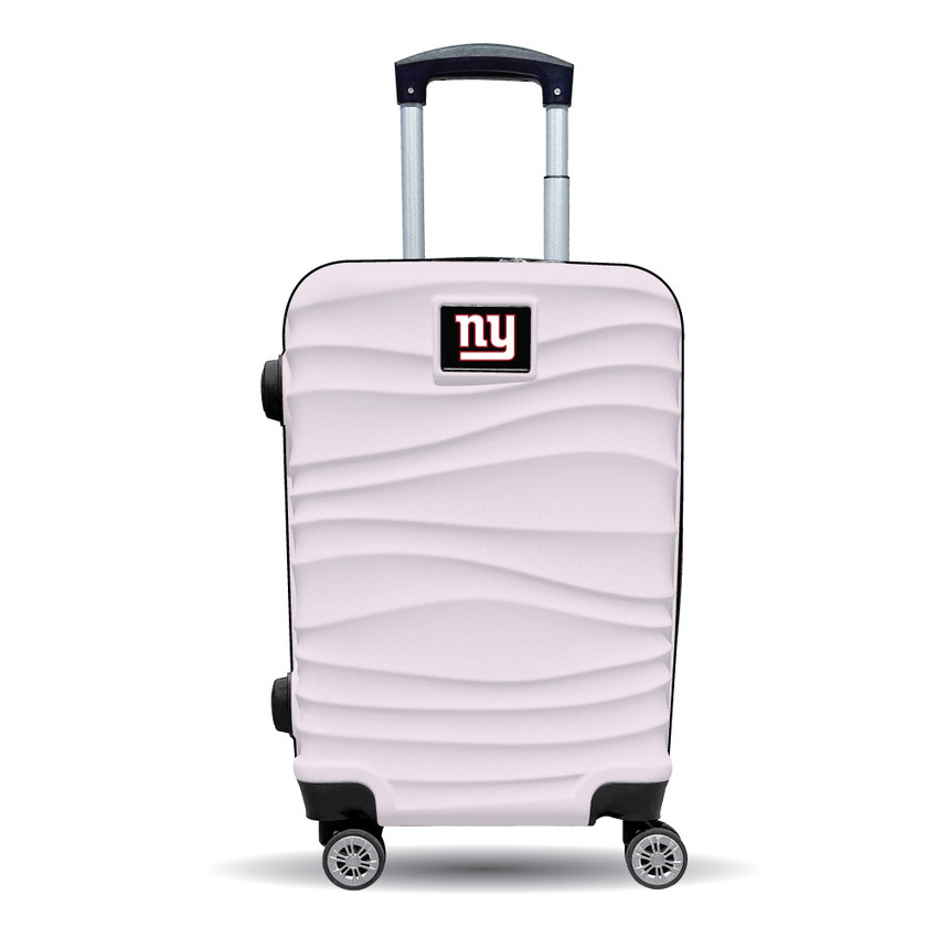 New York Giants Color Blitz 21-Inch Hard-Shell Carry-On Spinner Luggage with TSA Lock - Pink