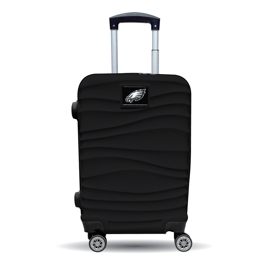 Philadelphia Eagles Color Blitz 21-Inch Hard-Shell Carry-On Spinner Luggage with TSA Lock - Black