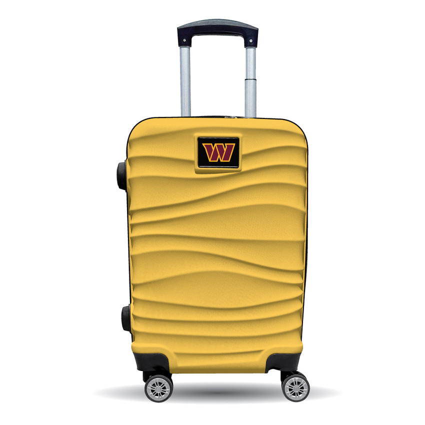 Washington Commanders Color Blitz 21-Inch Hard-Shell Carry-On Spinner Luggage with TSA Lock - Yellow