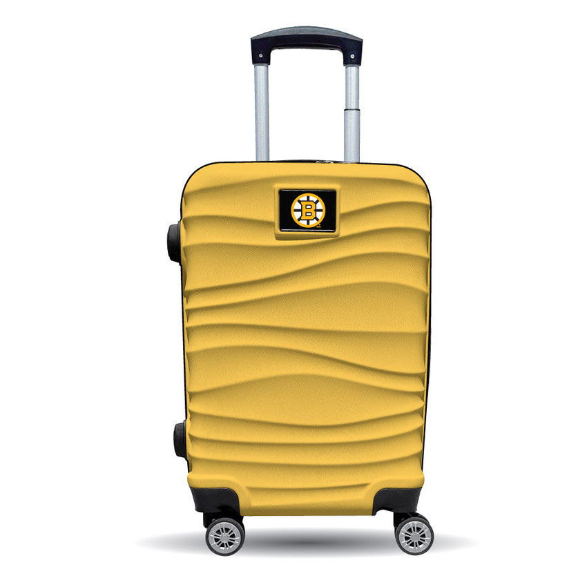 Boston Bruins Color Blitz 21-Inch Hard-Shell Carry-On Spinner Luggage with TSA Lock - Yellow